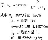 西门热水机械SEMEM HJ型浸没式汽水混合器 选型公式2