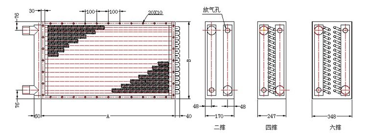 GLII工业散热器参数